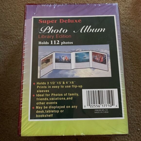Super Deluxe Photo Album Library Edition Holds 112 Photos *New* - Picture 1 of 5